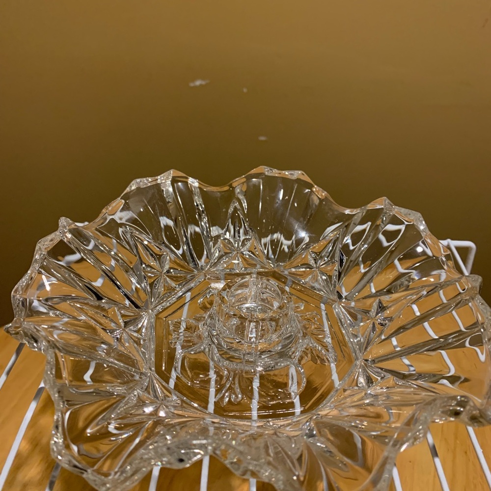 Federal Glass Candle Holder